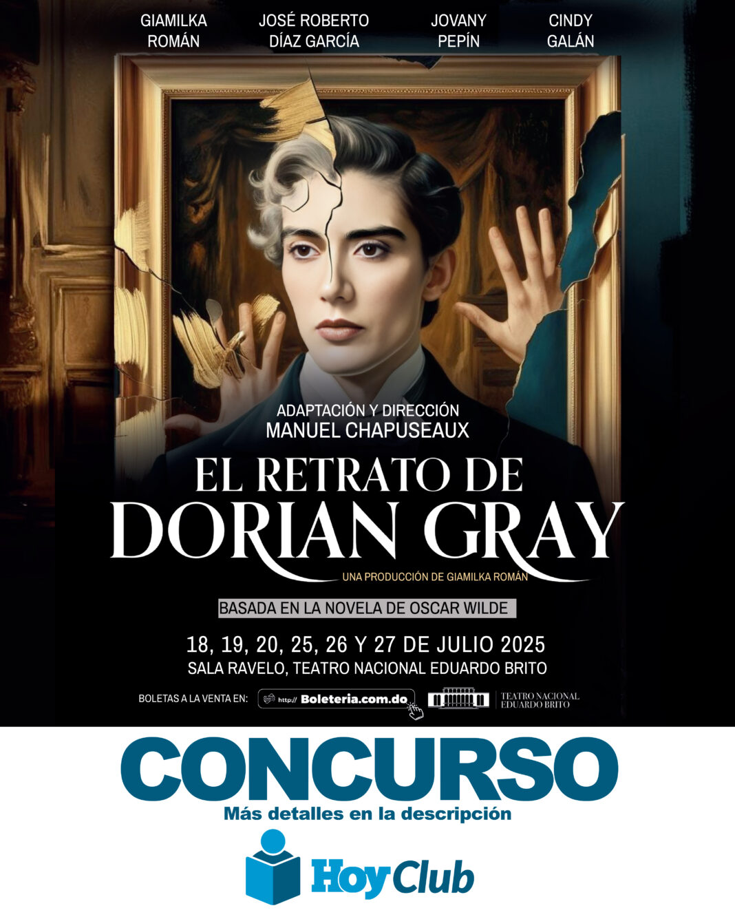 ¿Te encanta el teatro? ¡Esta es tu oportunidad de ganar entradas para una noche mágica con El Retrato de Dorian Gray!
